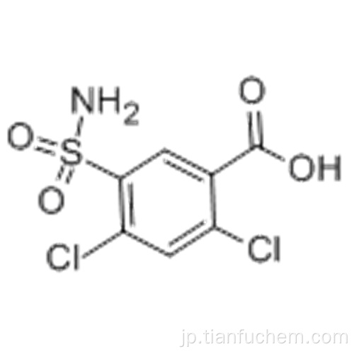2,4-ジクロロ-5-スルファモイル安息香酸CAS 2736-23-4